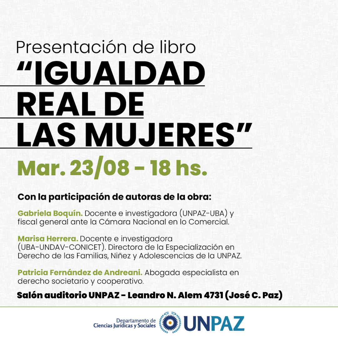 Libro "Igualdad real de las mujeres"