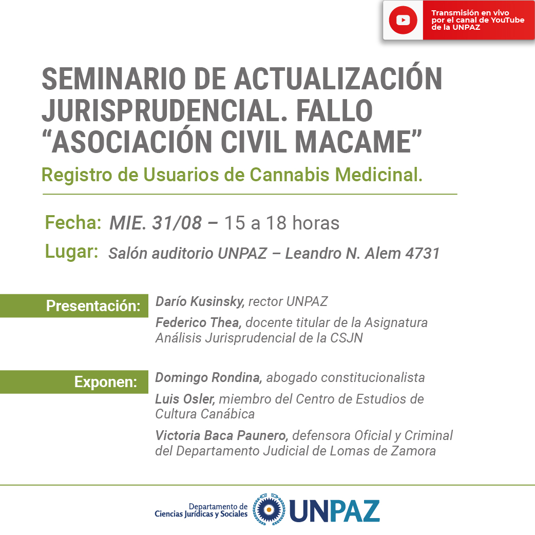Seminario de actualización jurisprudencial