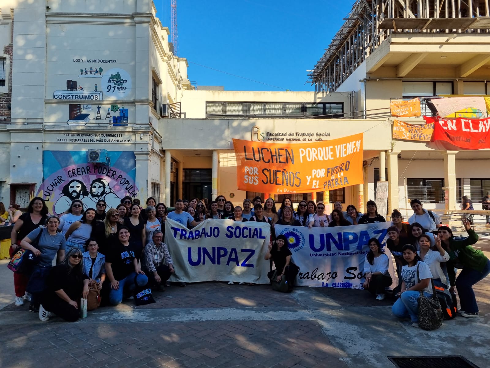 Estudiantes y docentes de Trabajo Social UNPAZ participaron del Encuentro Regional Pampeano de FAUATS 2025