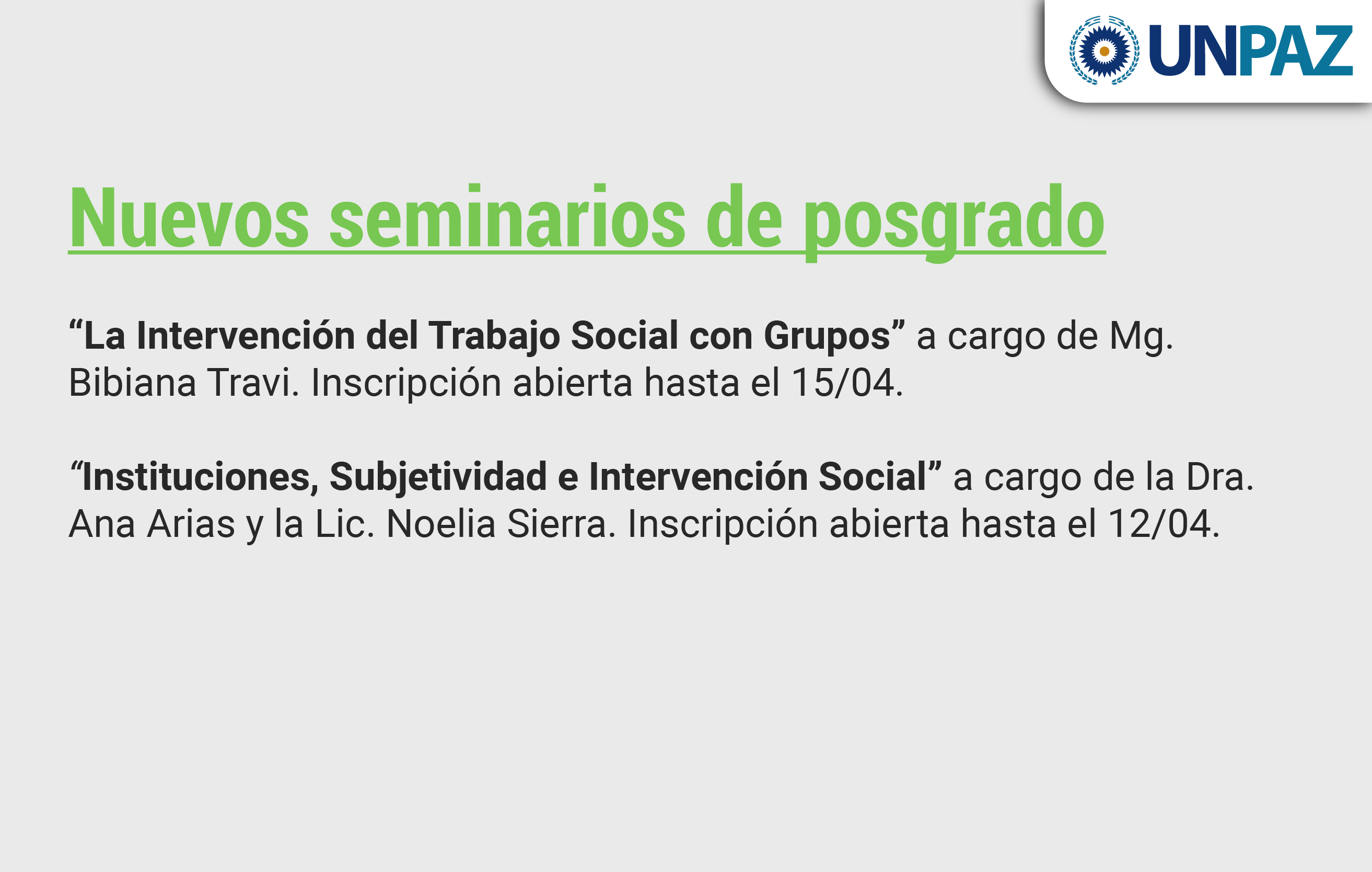 POSGRADOS TS