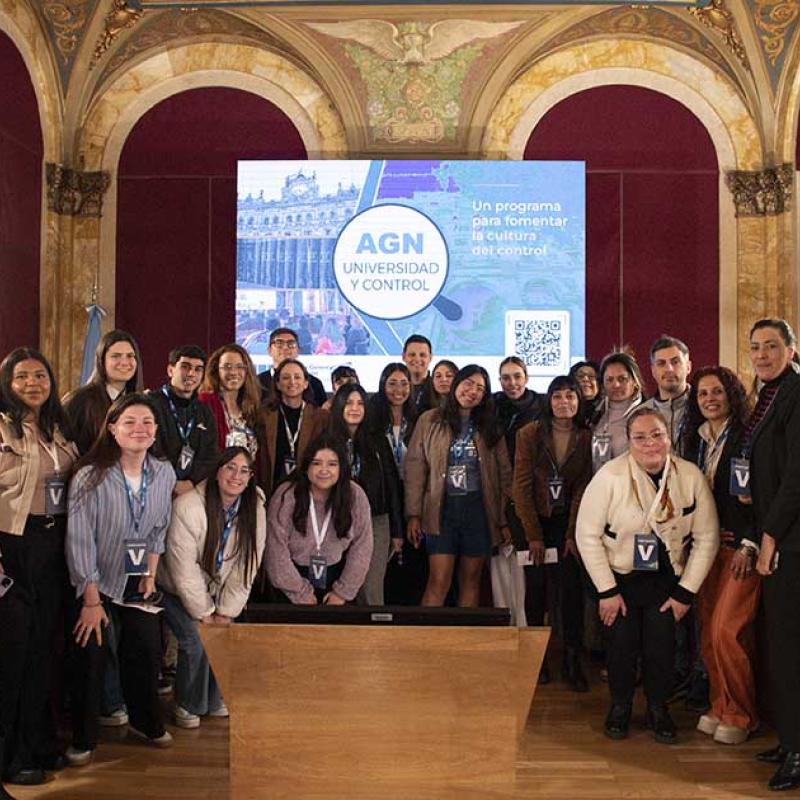 Estudiantes de Gestión Gubernamental visitaron la Auditoría General de la Nación