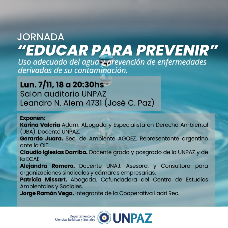 Jornada “Educar para prevenir”