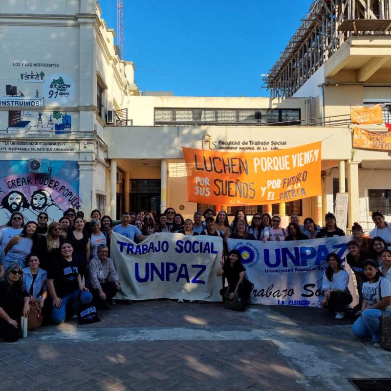 Estudiantes y docentes de Trabajo Social UNPAZ participaron del Encuentro Regional Pampeano de FAUATS 2025